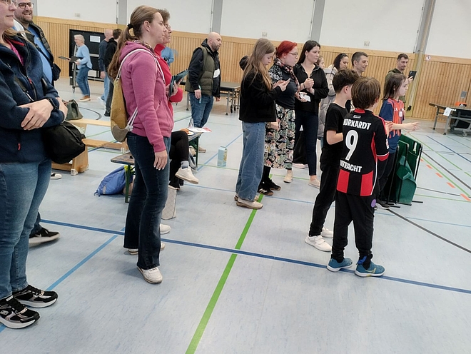 Vor der Siegerehrung, Jungen AK2