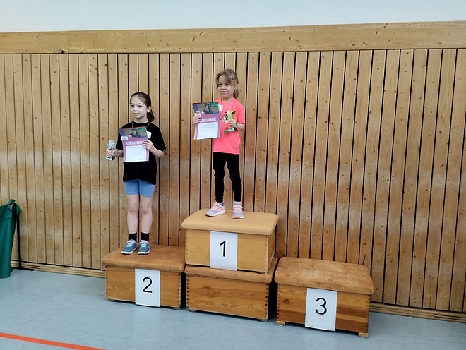 Siegerehrung, Mädchen AK1