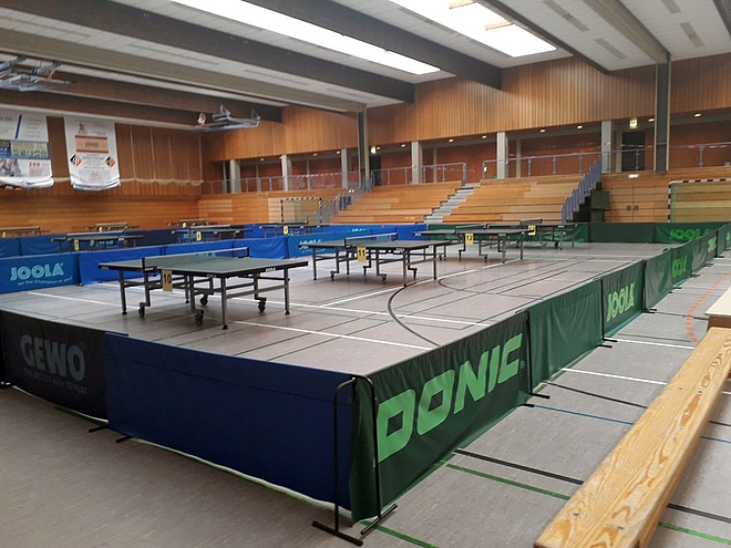 Die Halle wartet