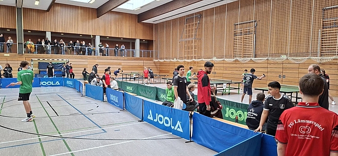 Panoramablick in die Halle