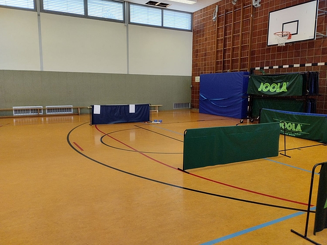 Die Halle wartet