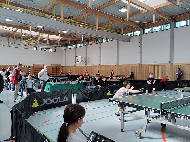 Blick in die Halle