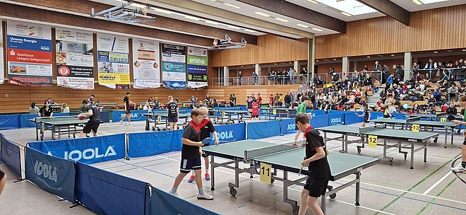 Panoramablick in die Halle