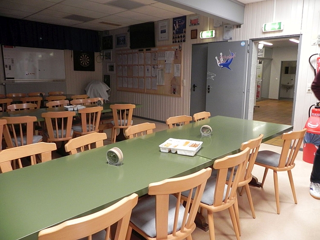 Die Kegelbahn wartet